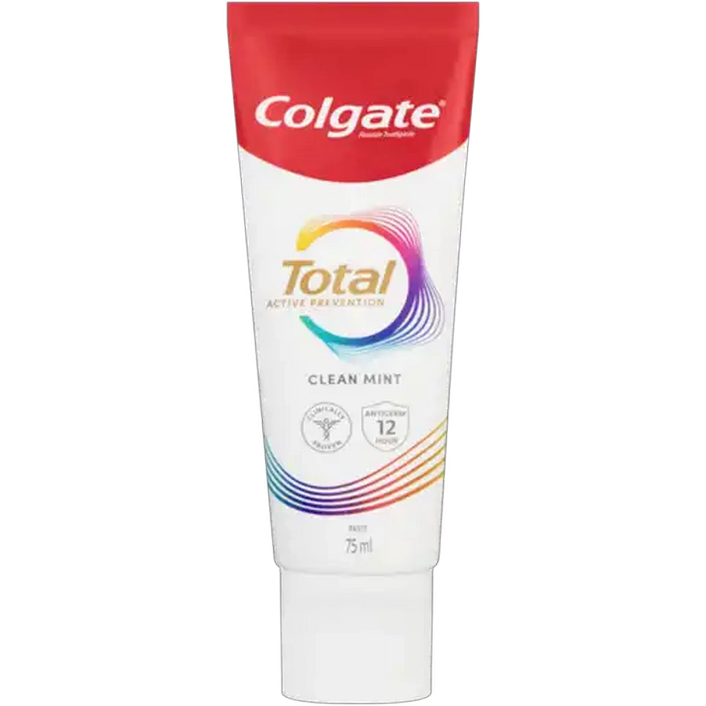 Image of Colgate Total Active Prevention Clean Mint Fluoride Toothpaste 75ml