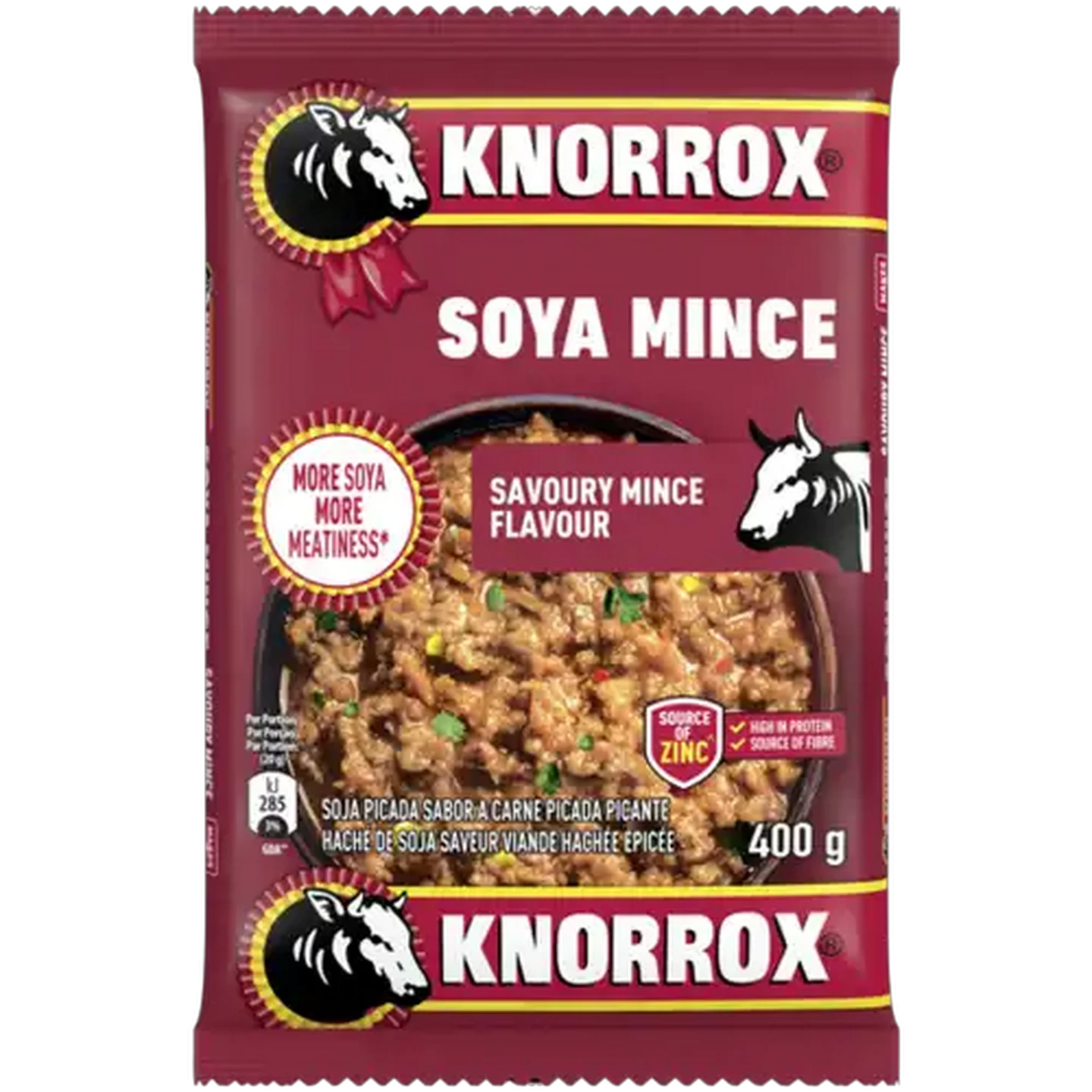 Image of Knorrox Savoury Mince Flavoured Soya Mince 400g