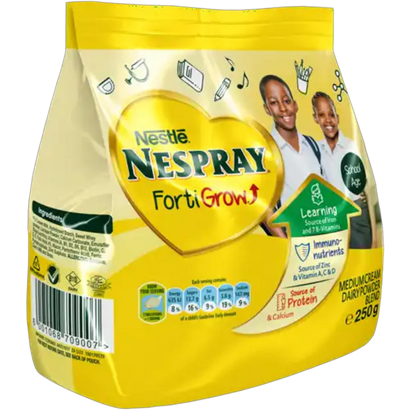 Image of Nestlé Nespray FortiGrow Medium Cream Dairy Powder Blend 250g