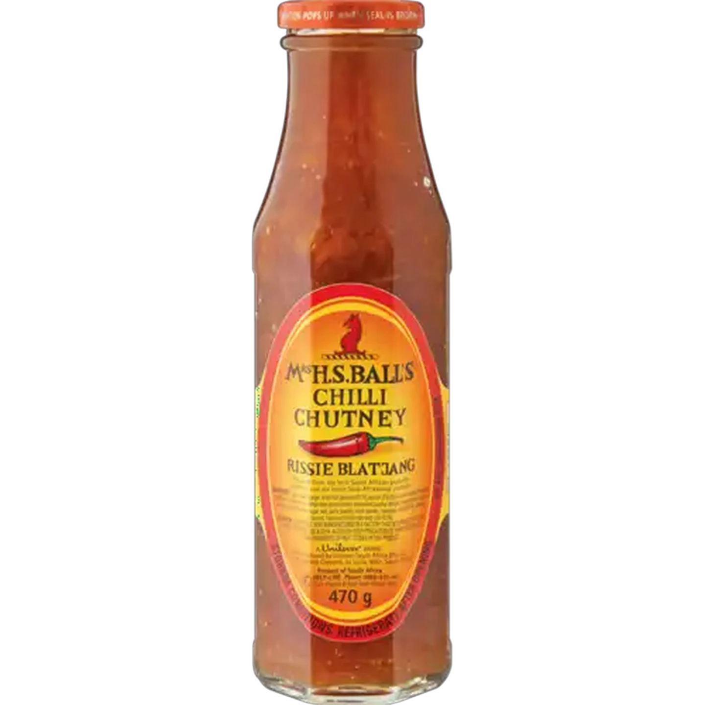 Image of Mrs H.S. Ball's Chutney Chilli Chutney 470g