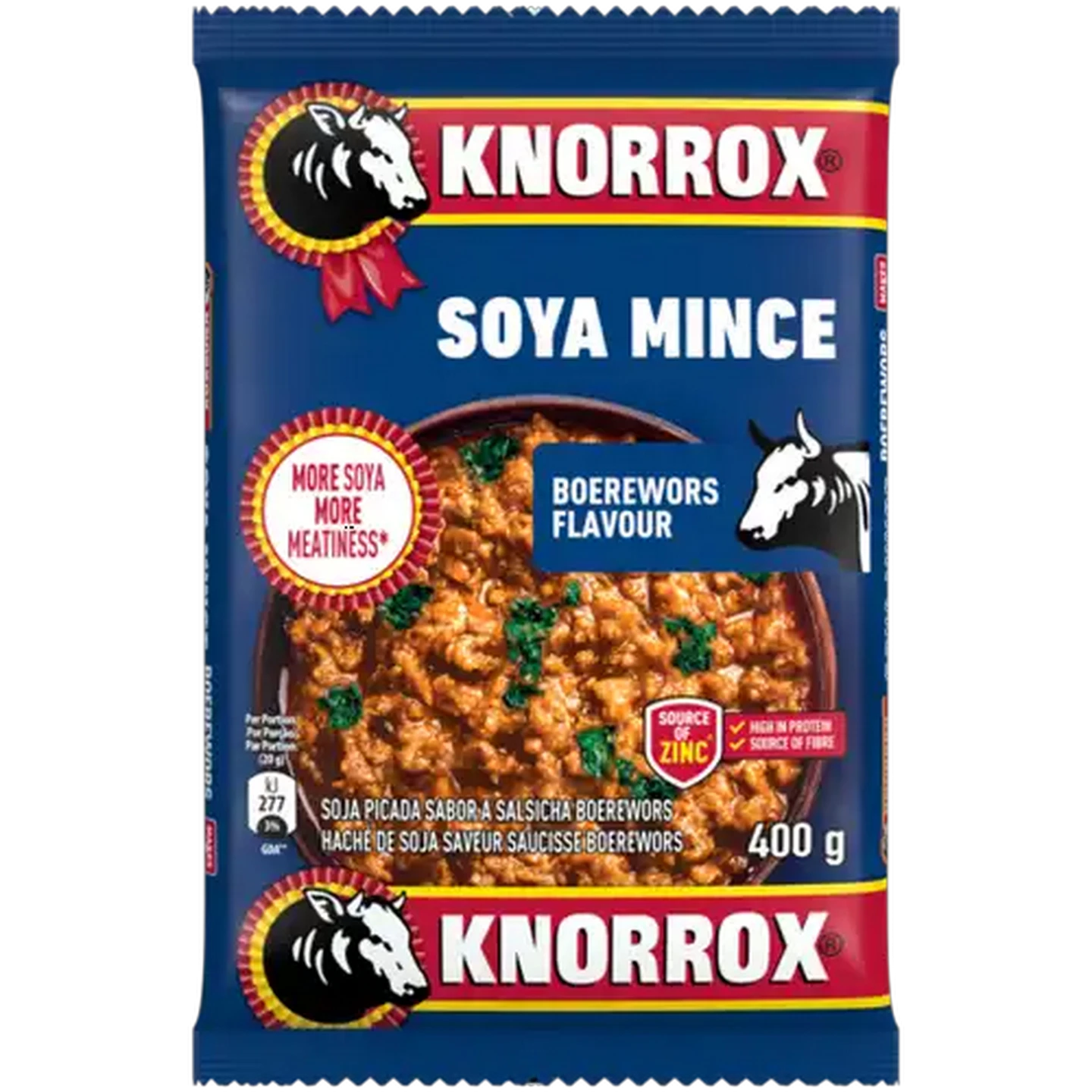 Image of Knorrox Boerewors Flavoured Soya Mince 400g