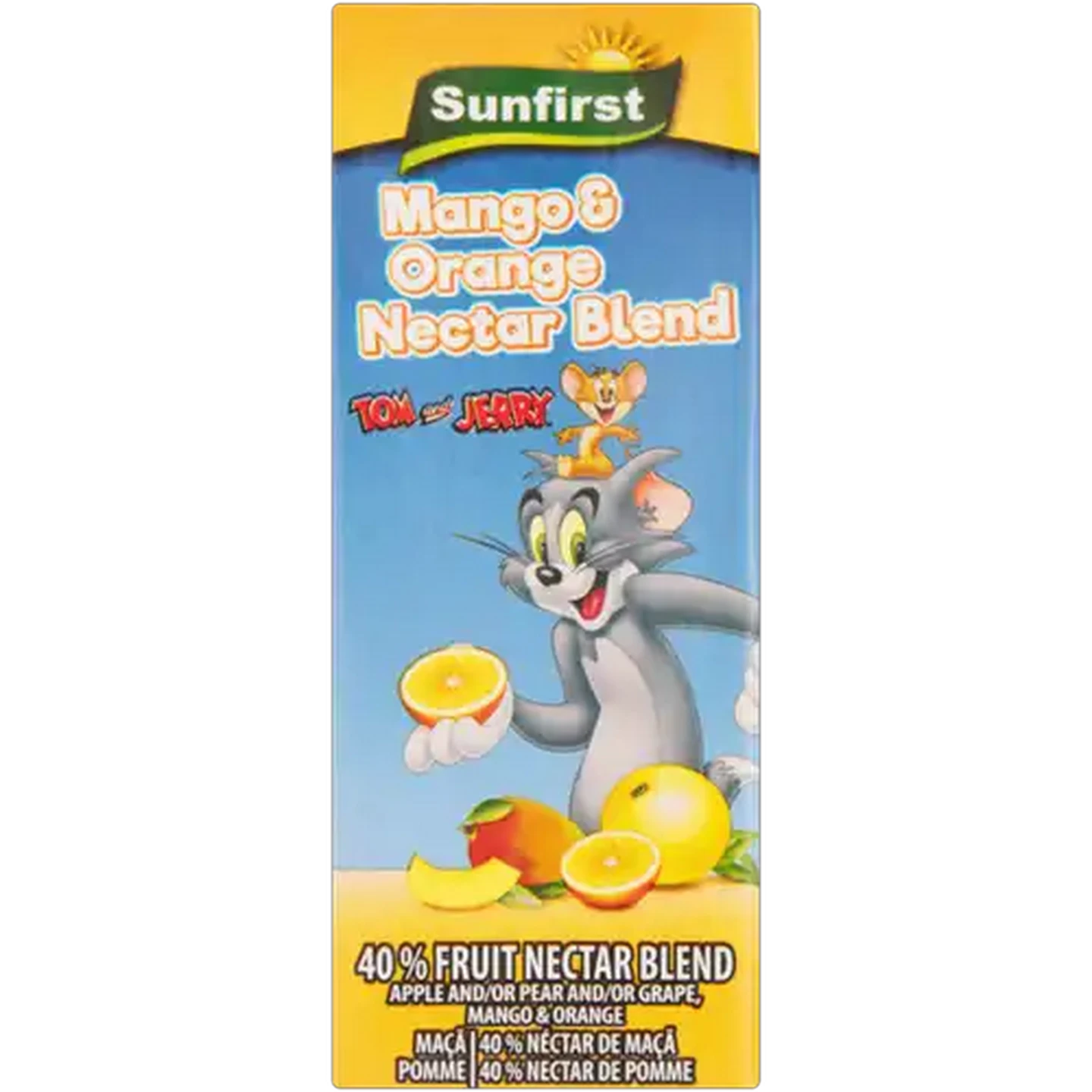 Image of Sunfirst Tom & Jerry Mango & Orange 40% Fruit Nectar Blend 200ml