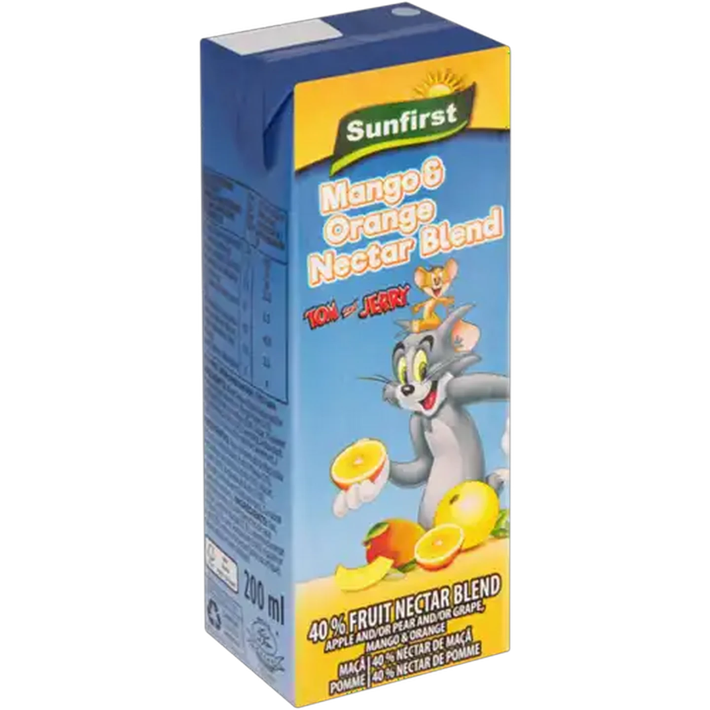 Image of Sunfirst Tom & Jerry Mango & Orange 40% Fruit Nectar Blend 200ml