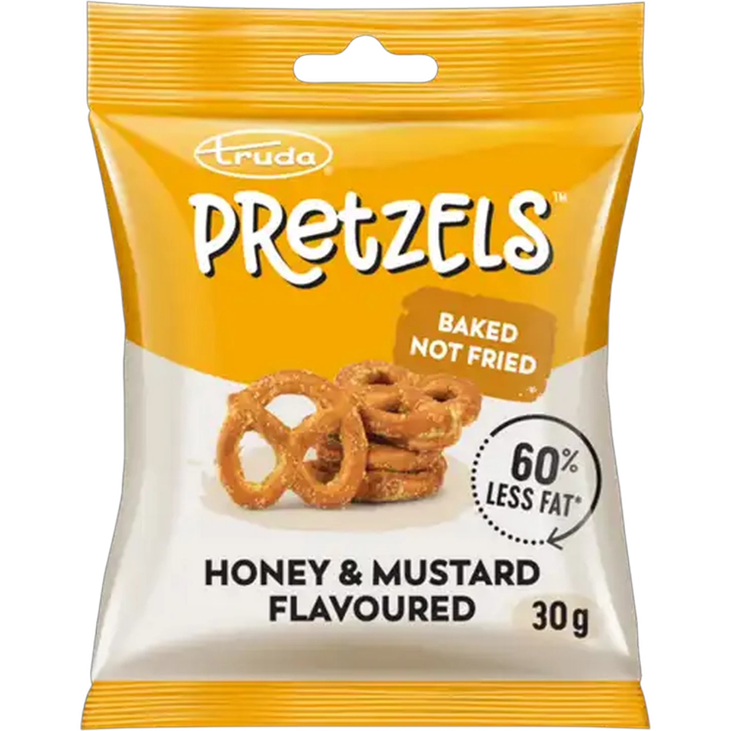 Image of Truda Pretzels Honey & Mustard Flavoured Baked Snack 30g