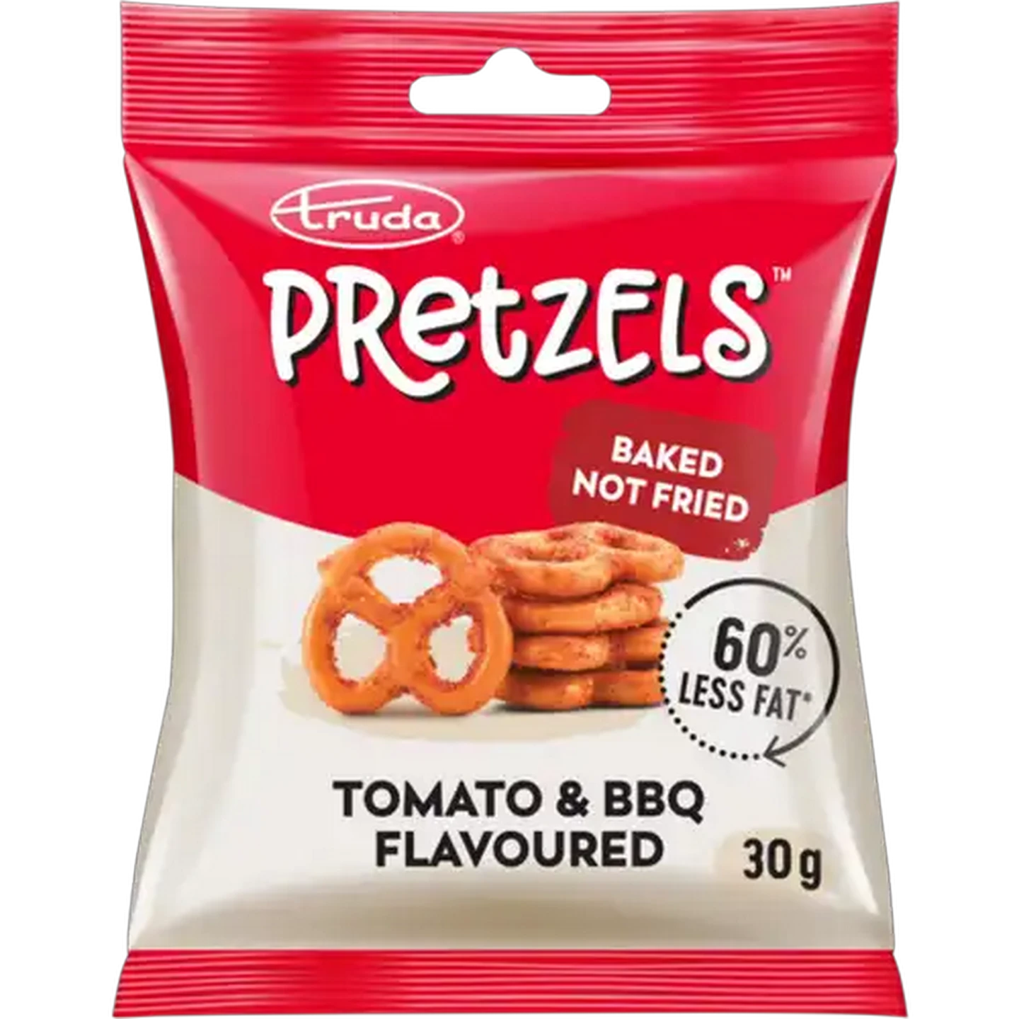 Image of Truda Pretzels Tomato & BBQ Flavoured Baked Snack 30g