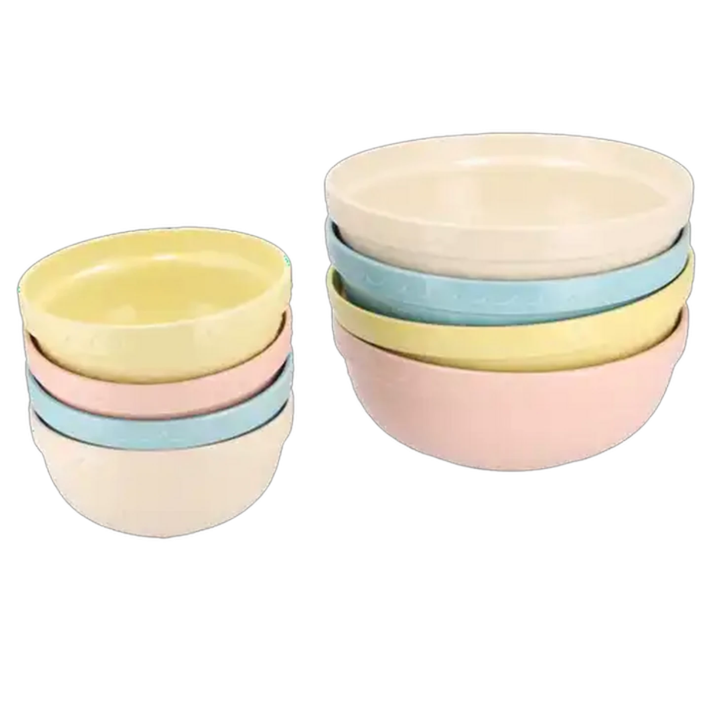 Image of Pastels Stoneware Salad Bowl 18cm (Colour May Vary)