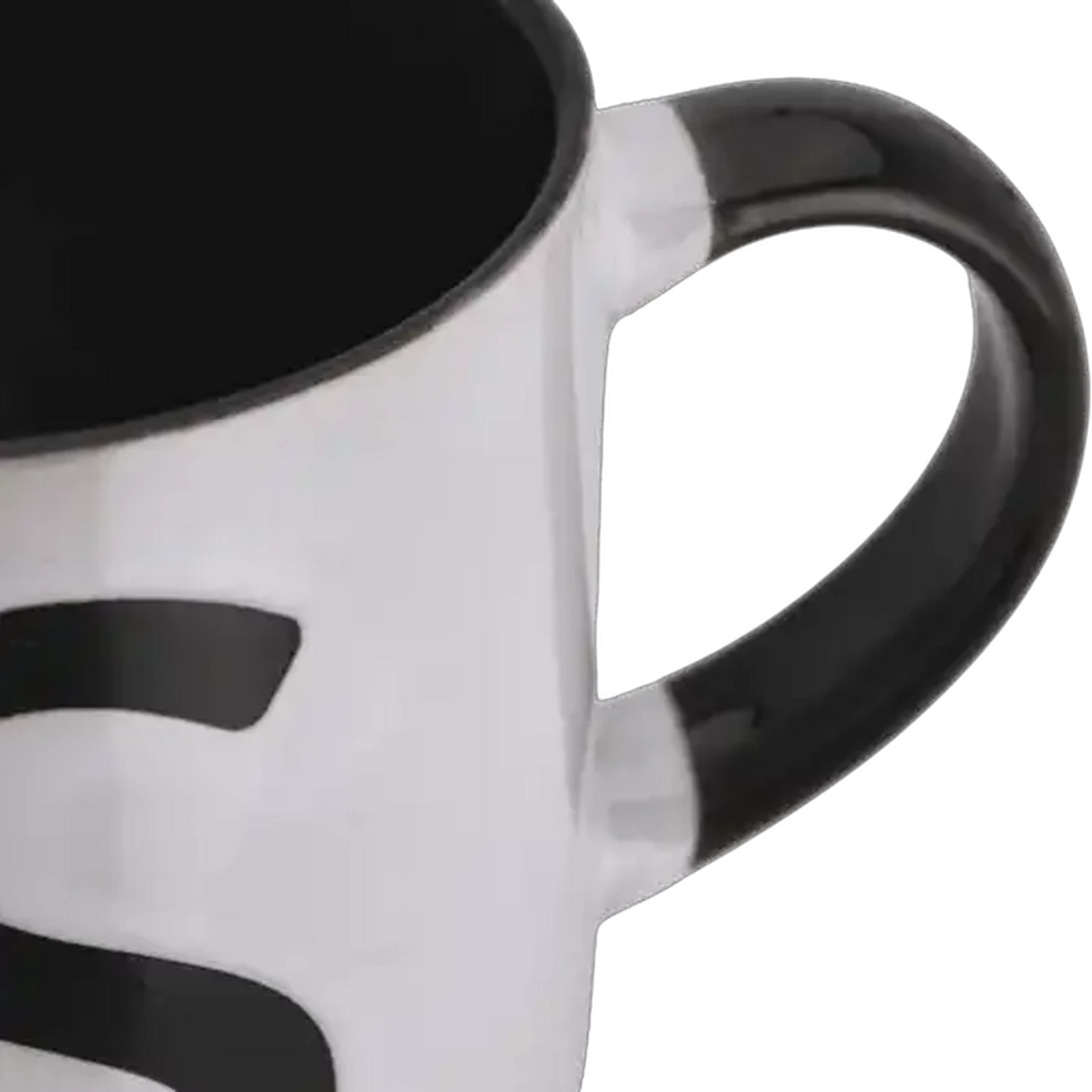 Image of Letter Stoneware Coffee Mug 400ml (Type May Vary)