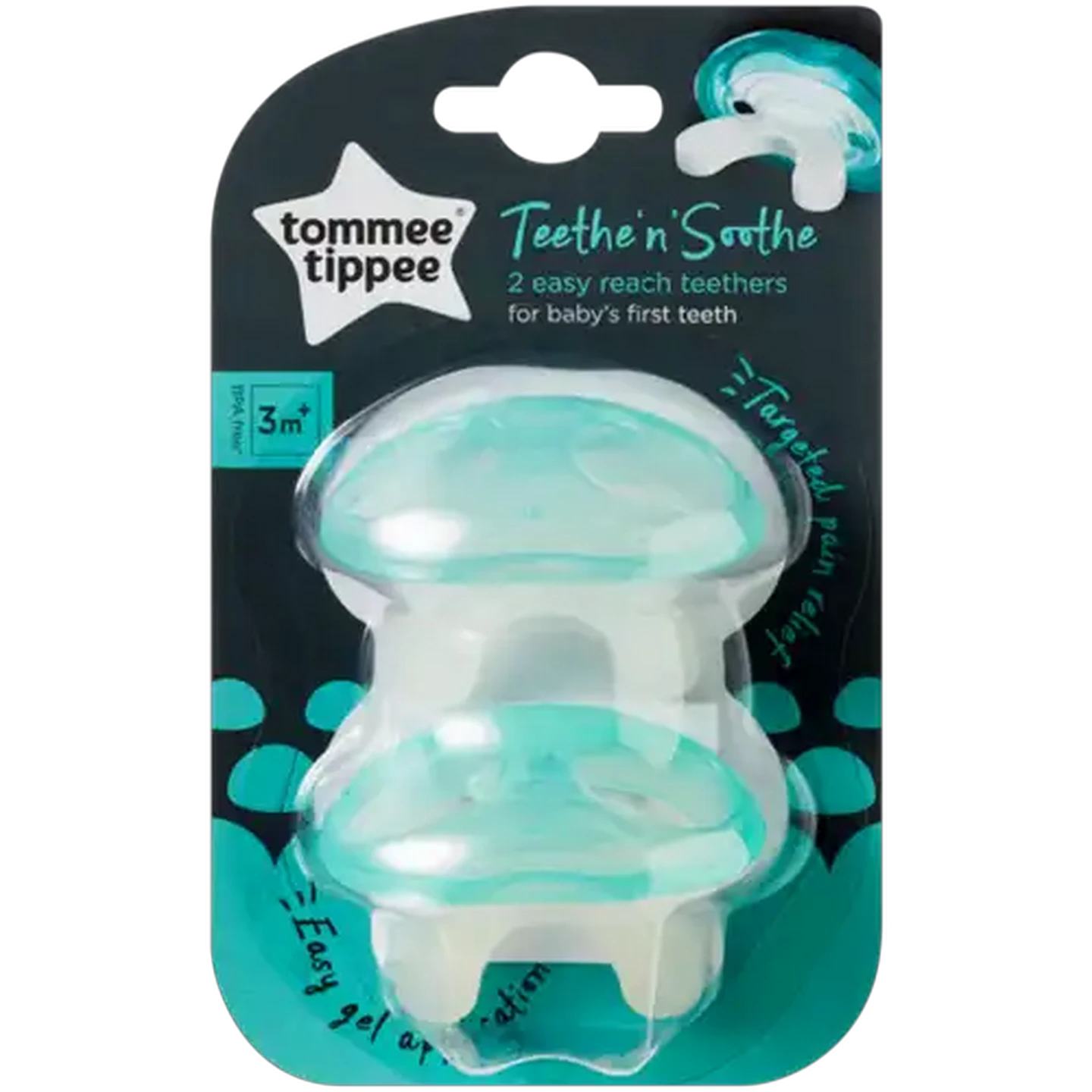 Image of Tommee Tippee Closer to Nature Teethe & Soothe Teether 3+ Months