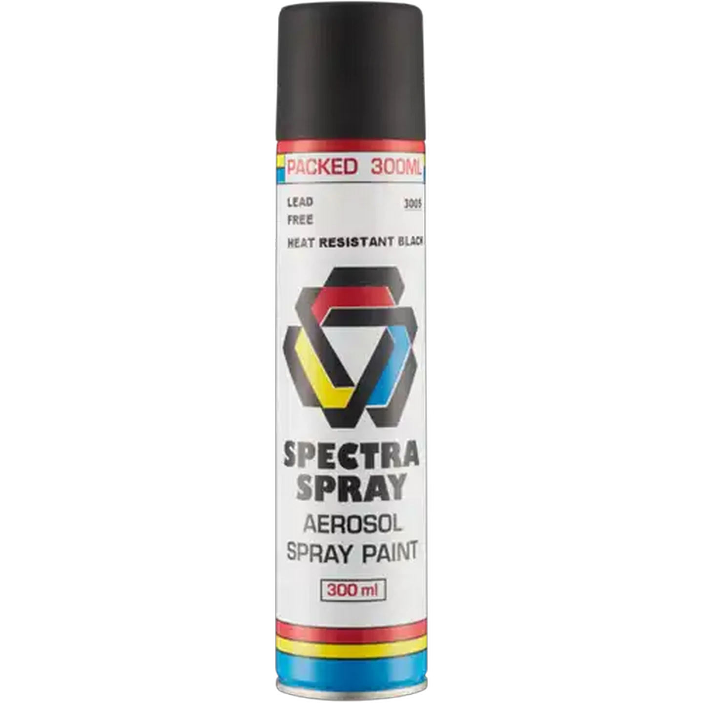 Image of Spectra Heat Resistant Black Spray Paint Can 300ml