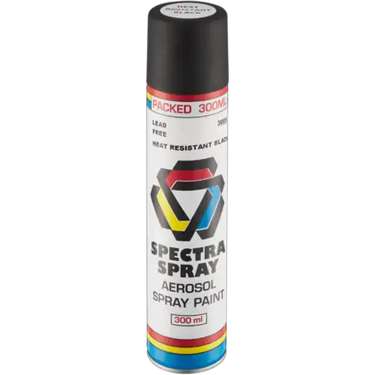 Image of Spectra Heat Resistant Black Spray Paint Can 300ml
