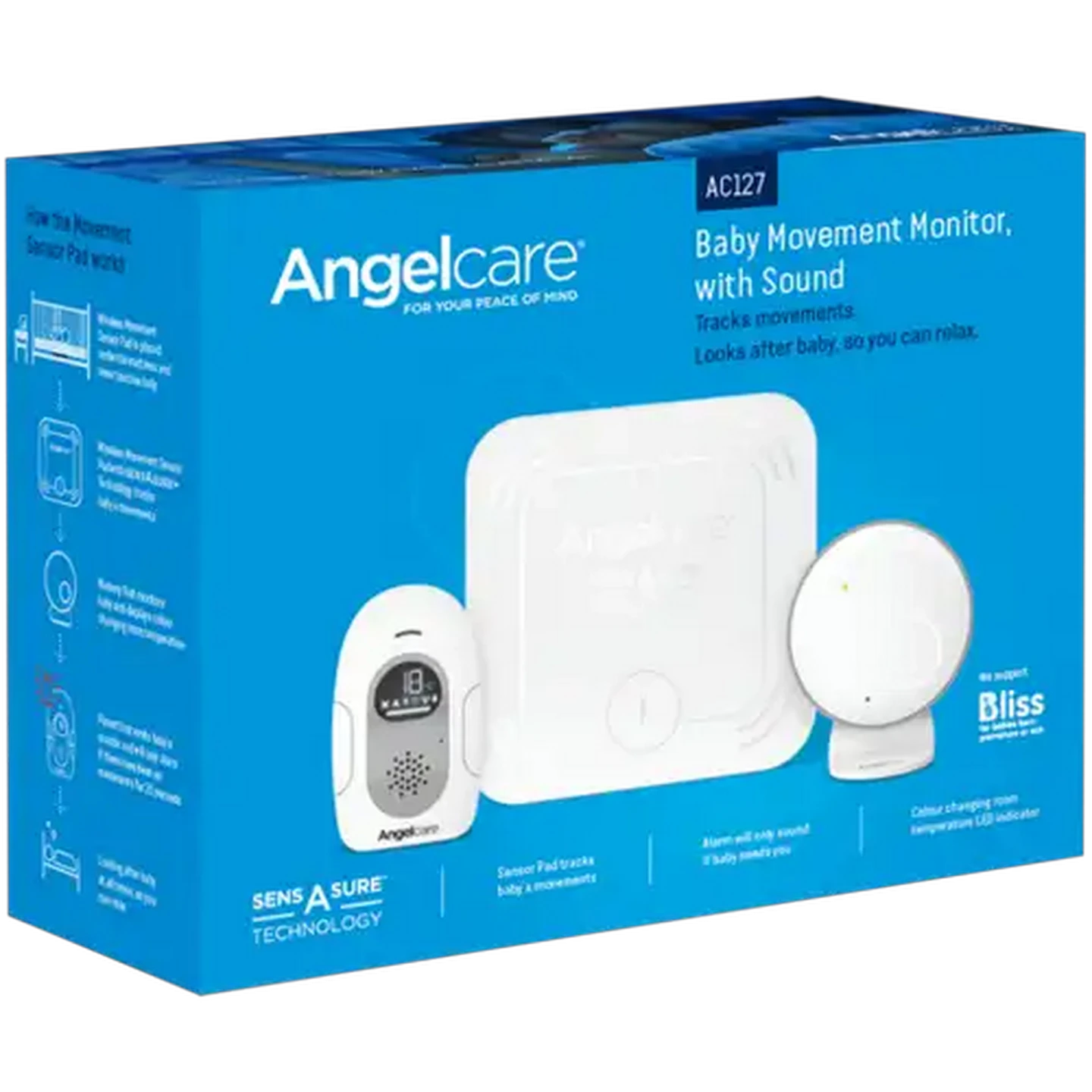 Image of Angelcare AC127 Baby Movement & Sound Monitor