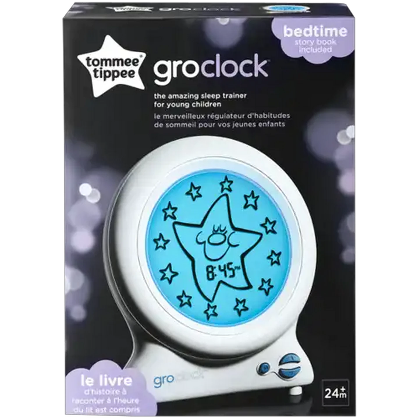 Image of Tommee Tippee Groclock Sun & Stars Sleep Trainer Clock