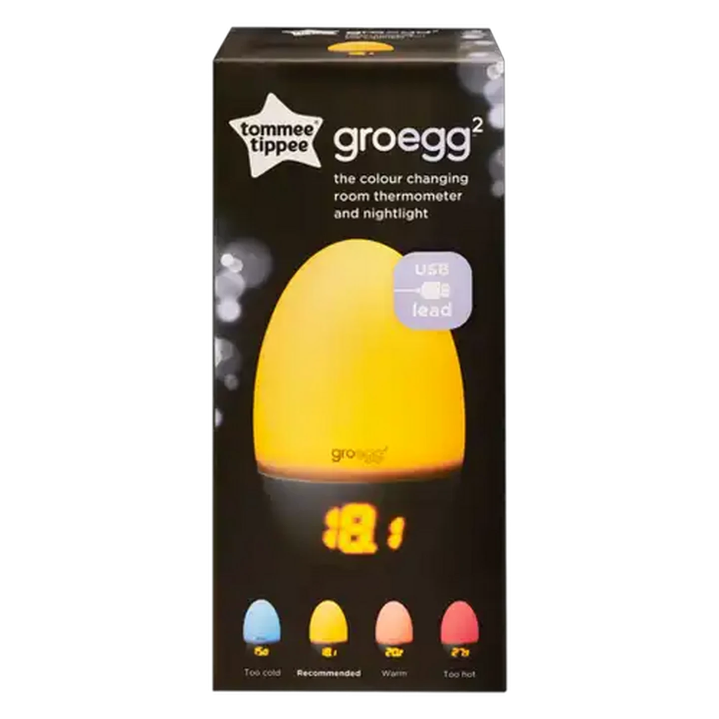 Image of Tommee Tippee Groegg 2 Room Thermometer & Night Light