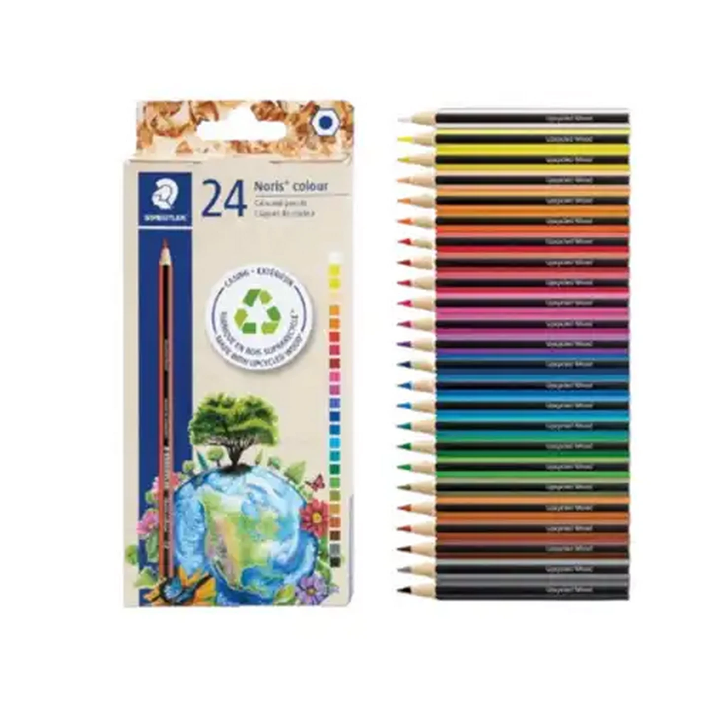 Image of Staedtler Wood-Free Pencil Crayons 24 Pack