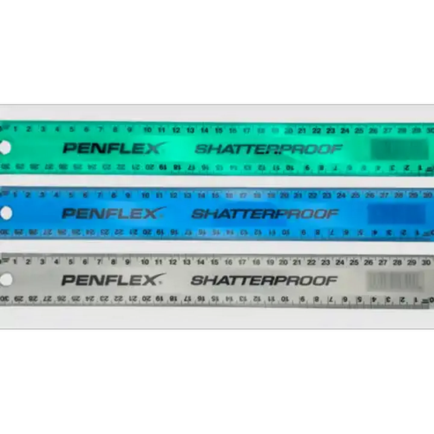 Image of Penflex Shatterproof Ruler 30cm (Colour May Vary)
