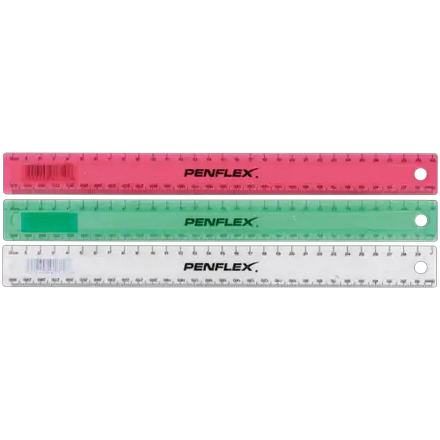 Image of Penflex Plastic Ruler 30cm (Colour May Vary)
