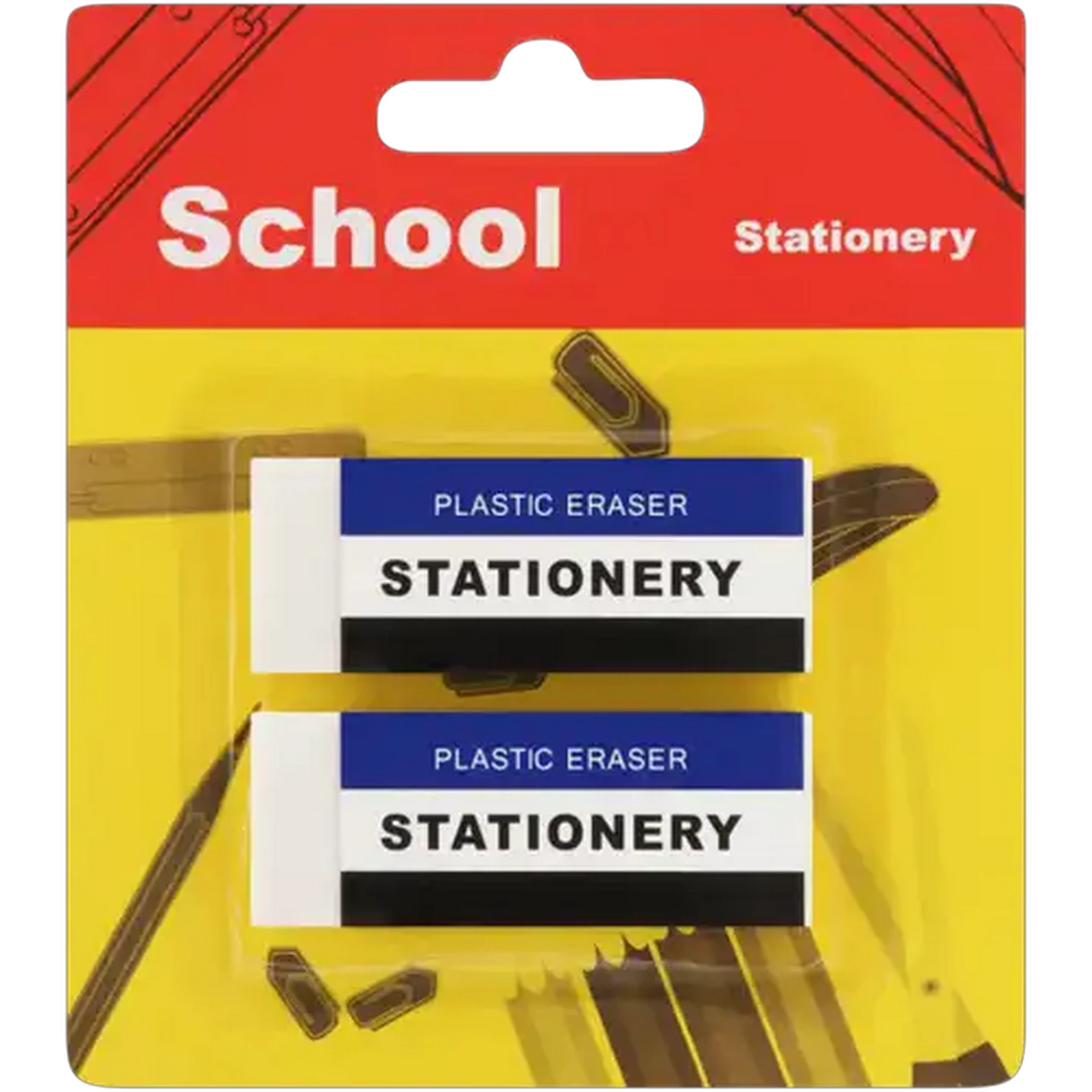 Image of Scholar White Erasers 2-Pack