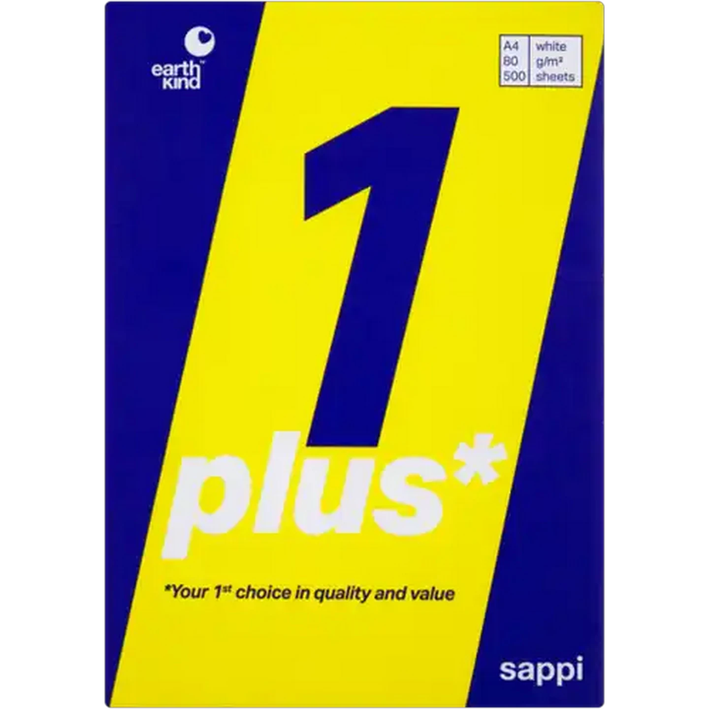 Image of Sappi A4 1 Plus White Copy Paper 500 Sheets