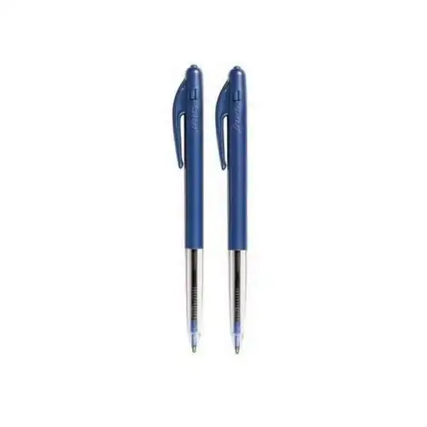 Image of BIC Clic Blue Ballpoint Pens 2-Pack