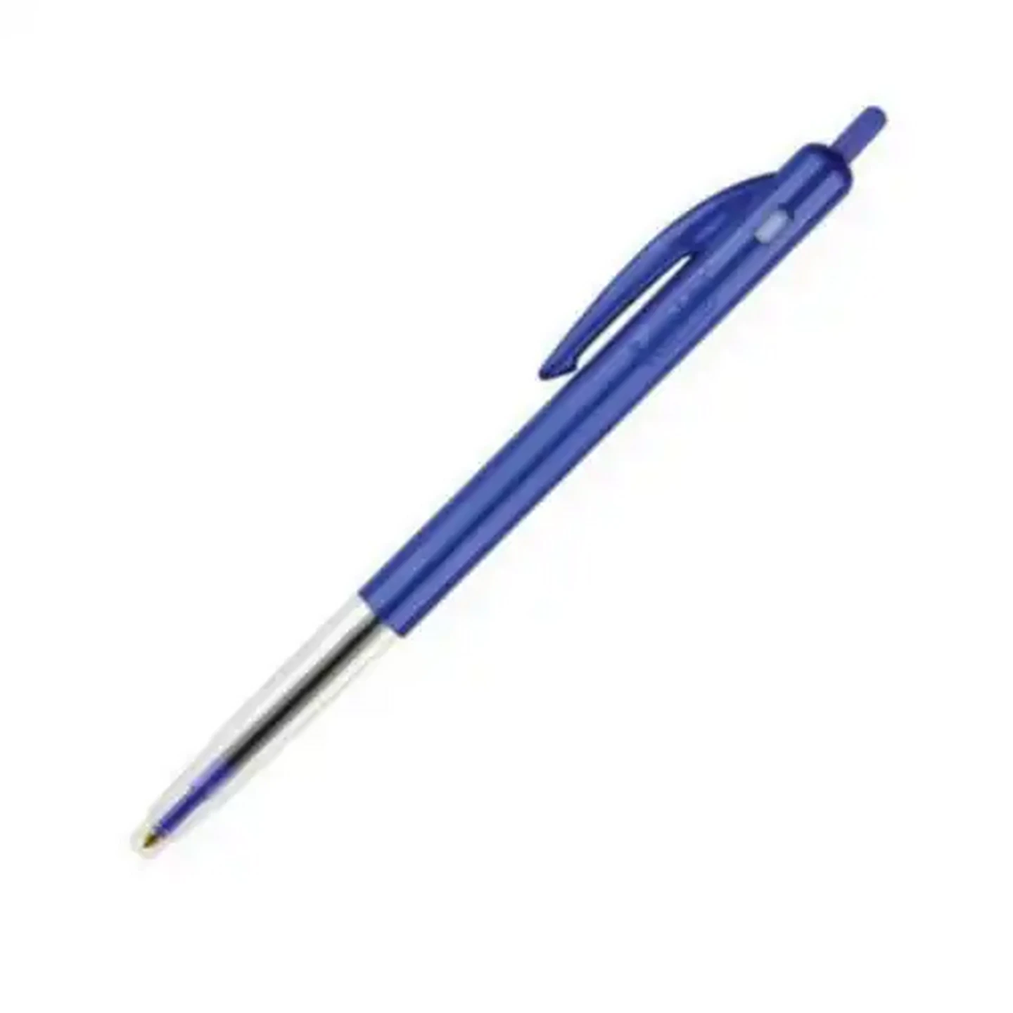 Image of BIC Clic Blue Ballpoint Pens 2-Pack