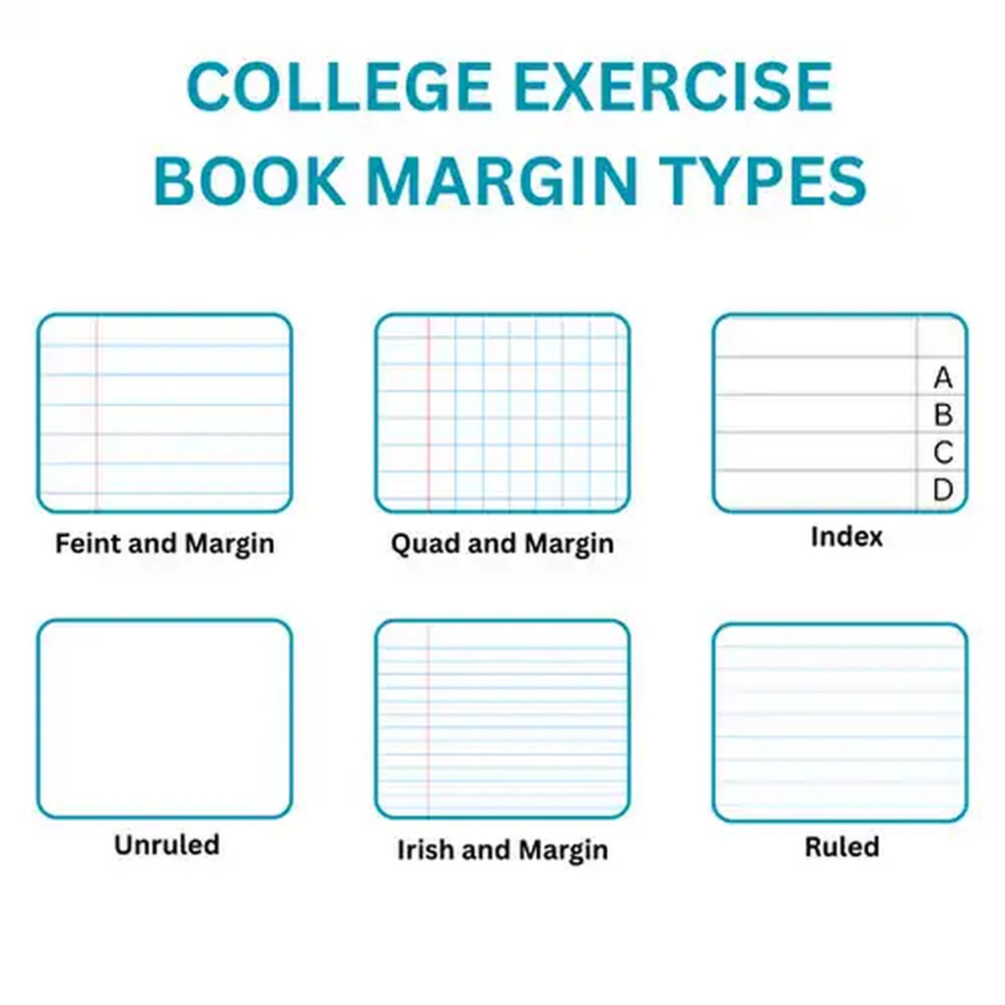 Image of Scholar A4 Feint & Margin College Exercise Book 72 Page