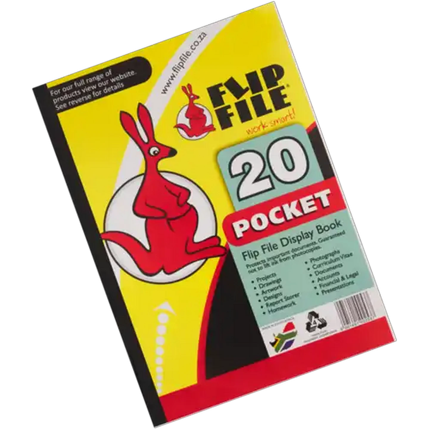 Image of Flip File Display File 20 Pockets