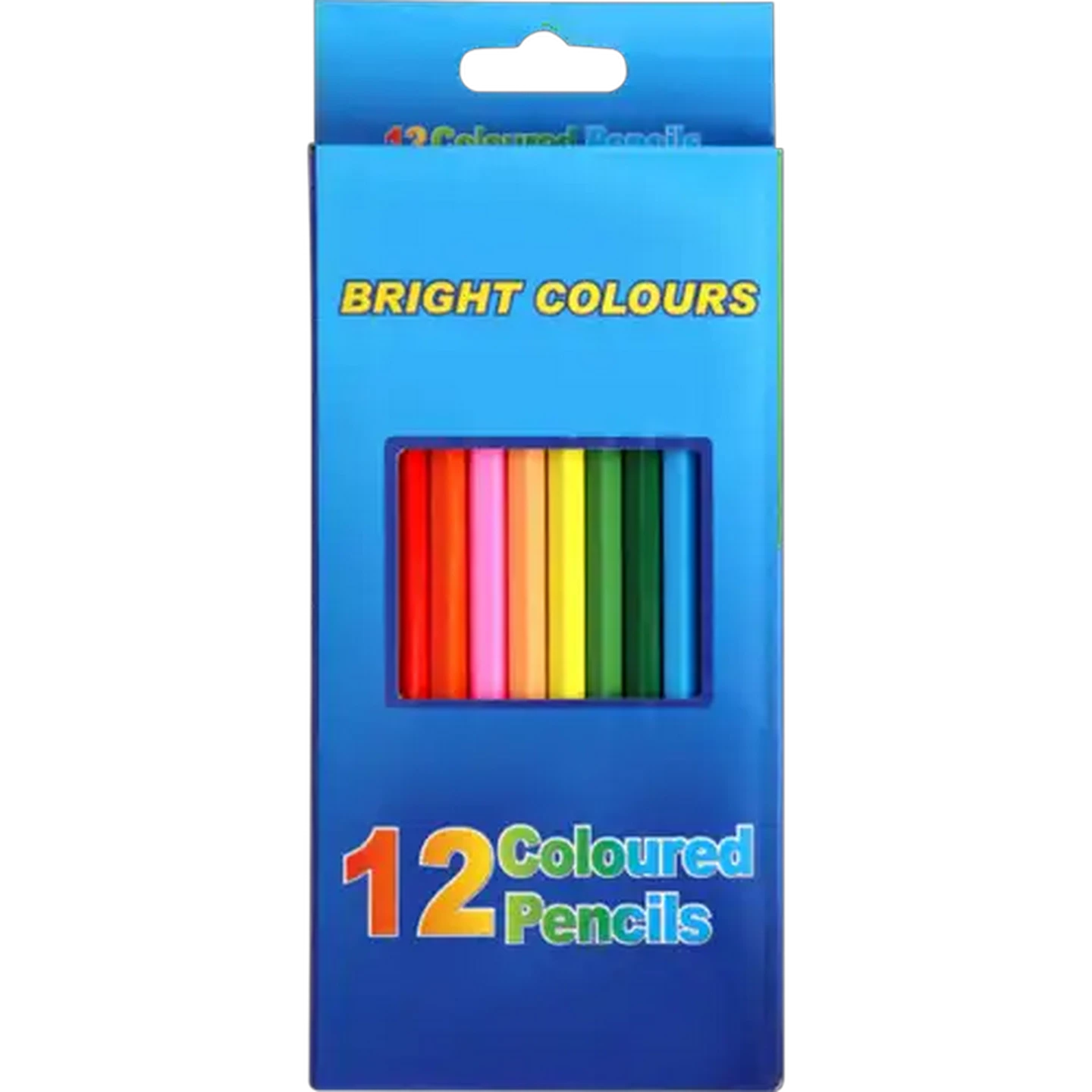 Image of Bright Colours Coloured Pencils 12-Pack