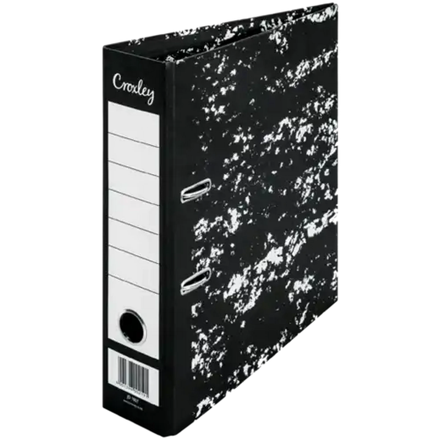 Image of Croxley A4 Mottled Black Lever Arch File