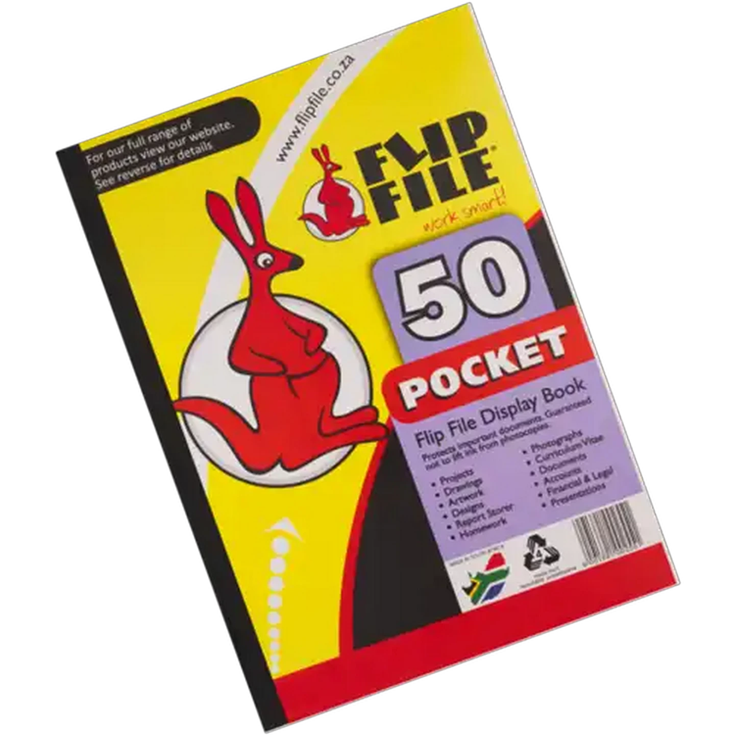 Image of Flip File A4 Display File 50 Pockets