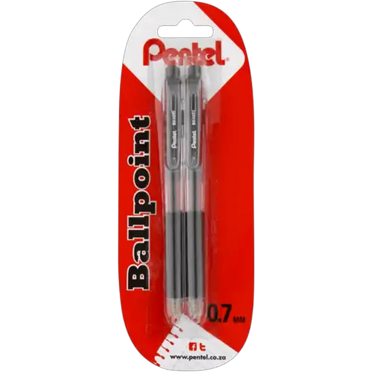 Checkers Sixty60 | Pentel Black Ballpoint Pen 0.7mm 2-Pack