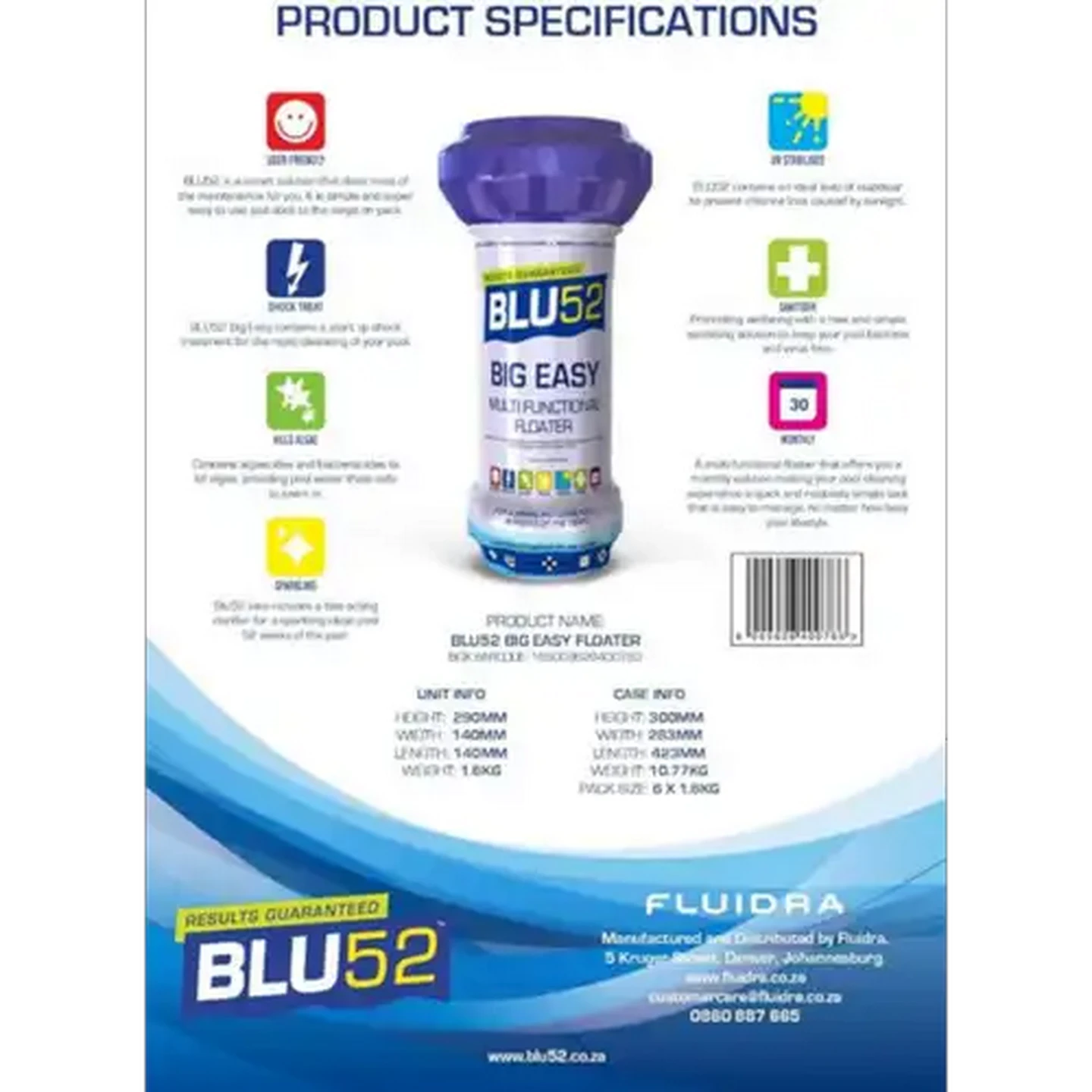 Image of BLU52 Big Easy Multi-Functional Pool Floater 1.6kg