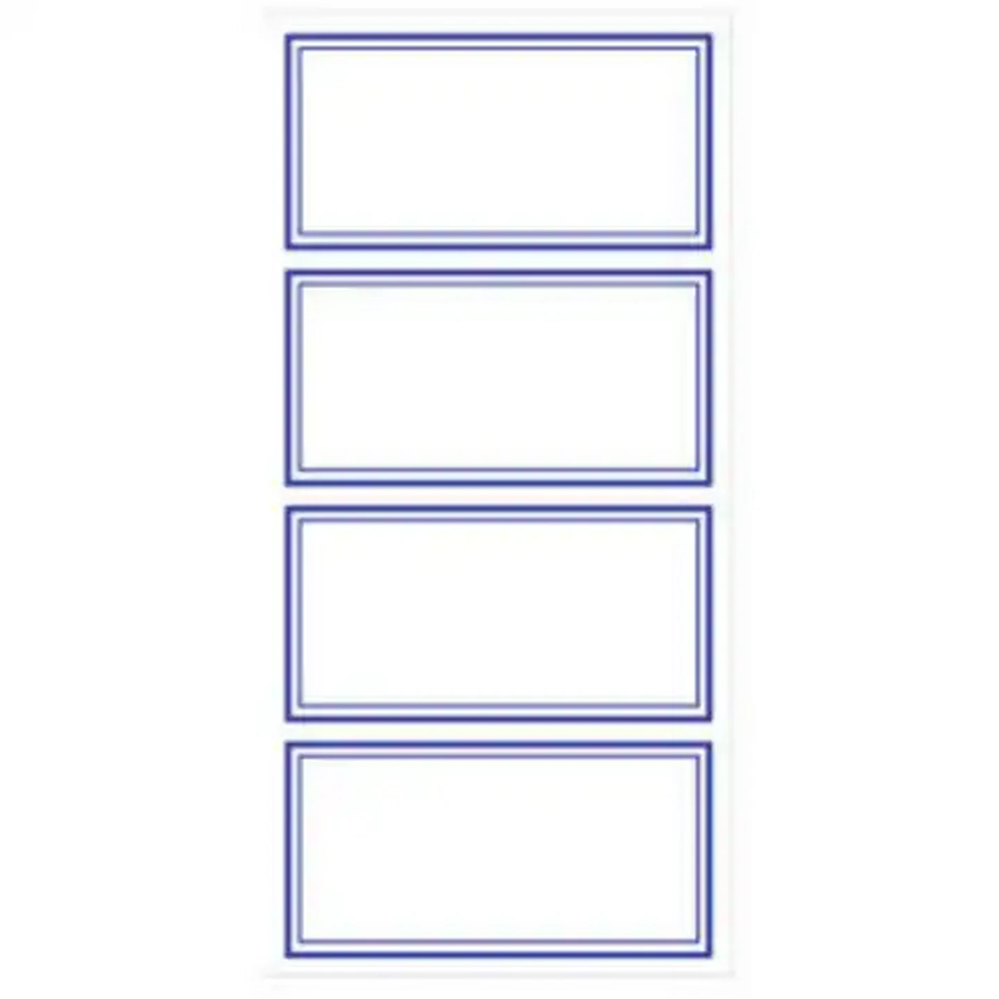 Image of Croxley Blue Border Labels 24-Pack