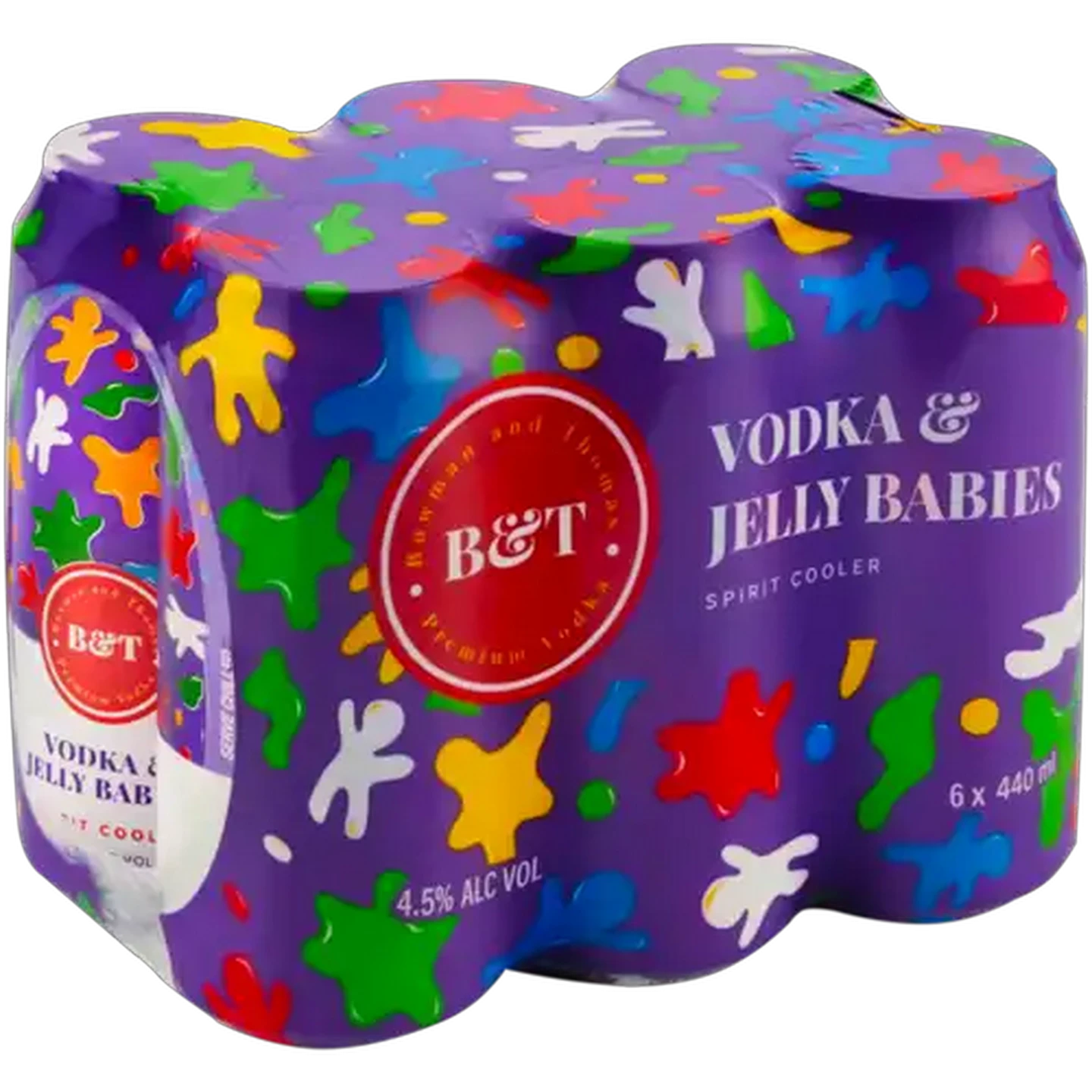 Image of Bowman & Thomas Vodka & Jelly Babies Spirit Cooler 6 x 440ml