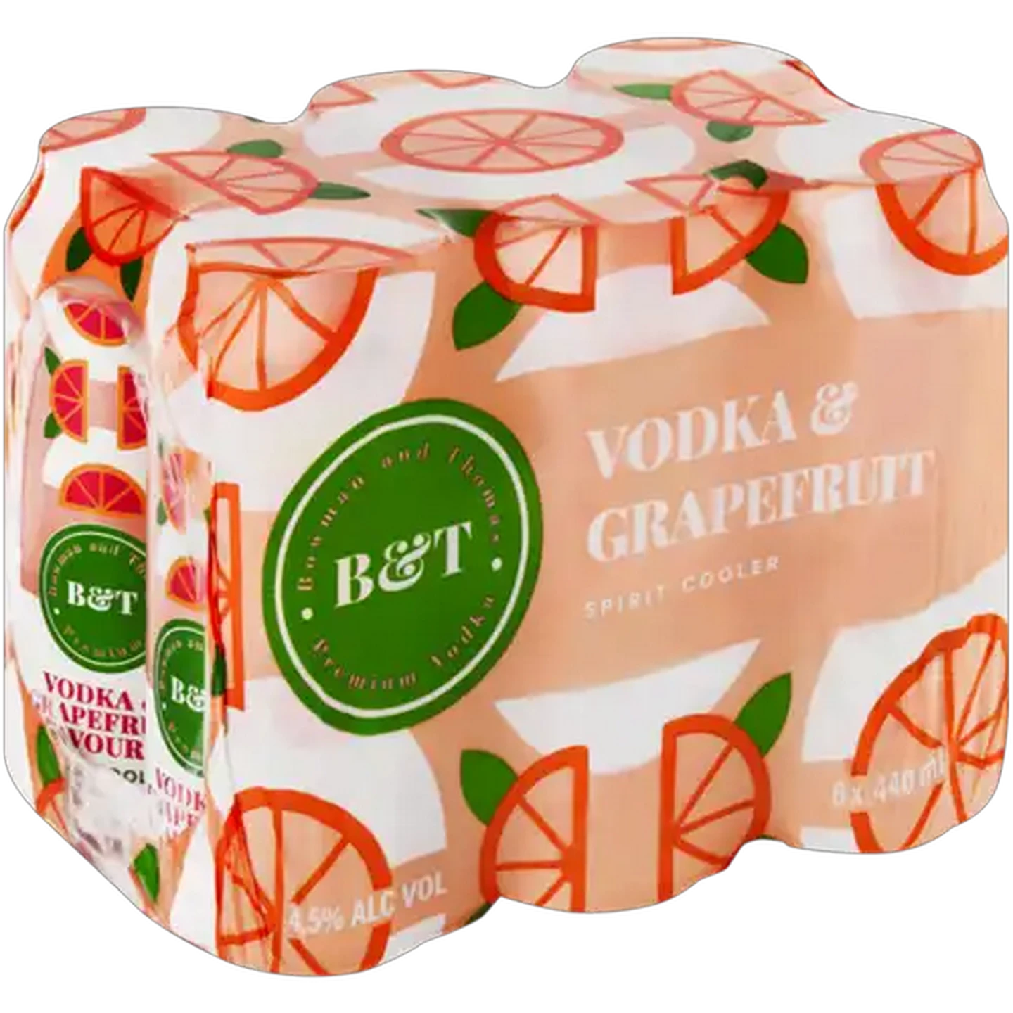 Image of Bowman & Thomas Vodka & Grapefruit Flavoured Spirit Cooler 6 x 440ml