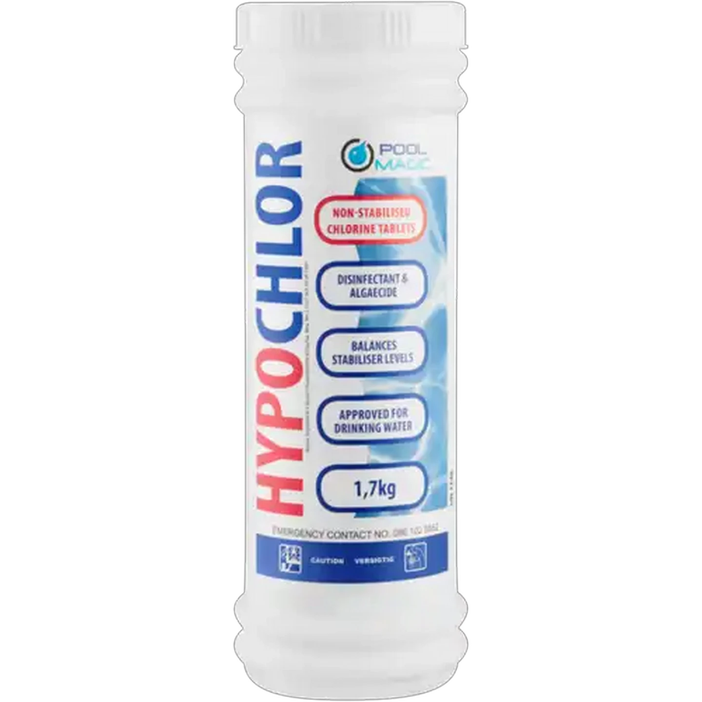 Image of Pool Magic Hypochlor Chlorine Tablets 1.7kg
