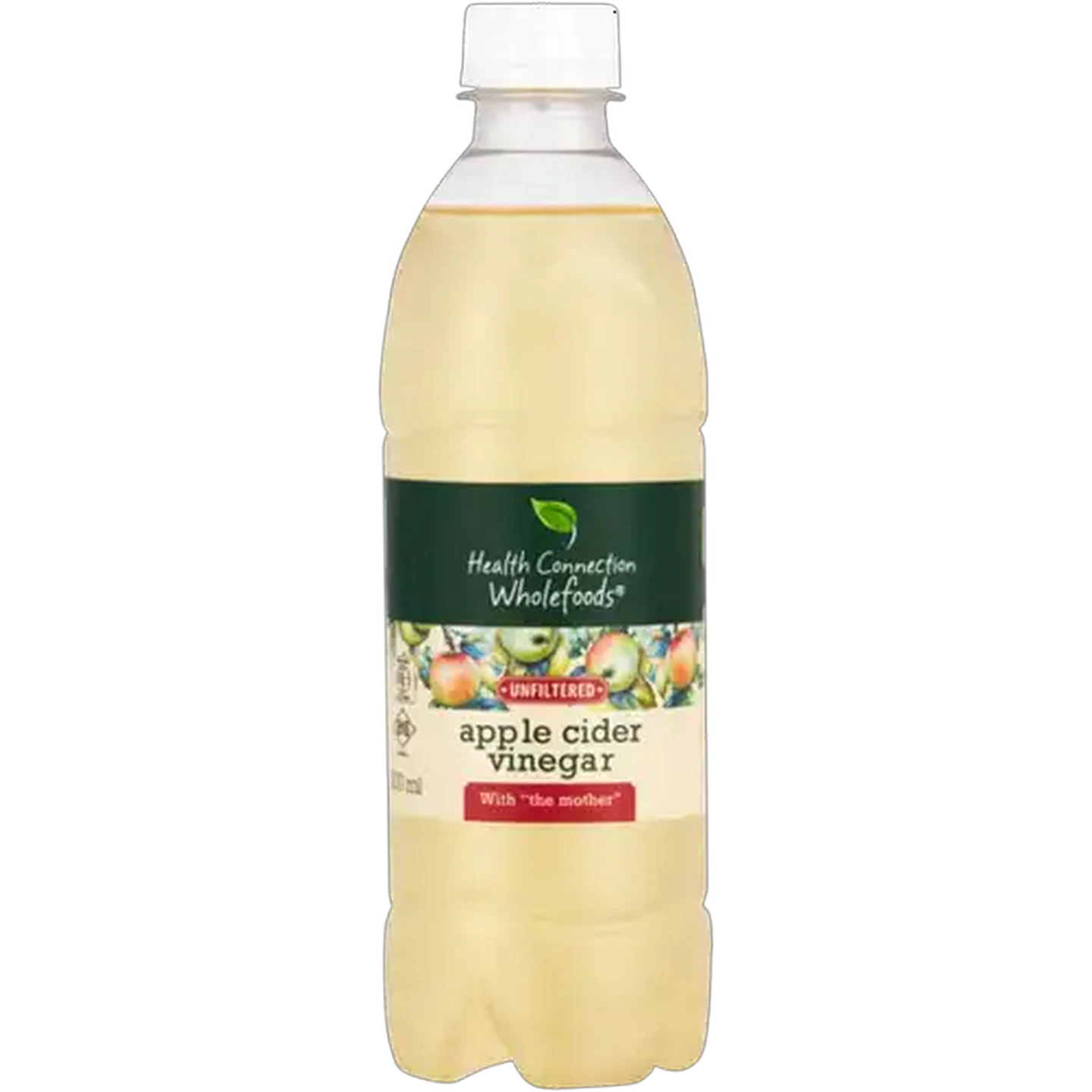 Image of Health Connection Wholefoods Unfiltered Apple Cider Vinegar Bottle 500ml
