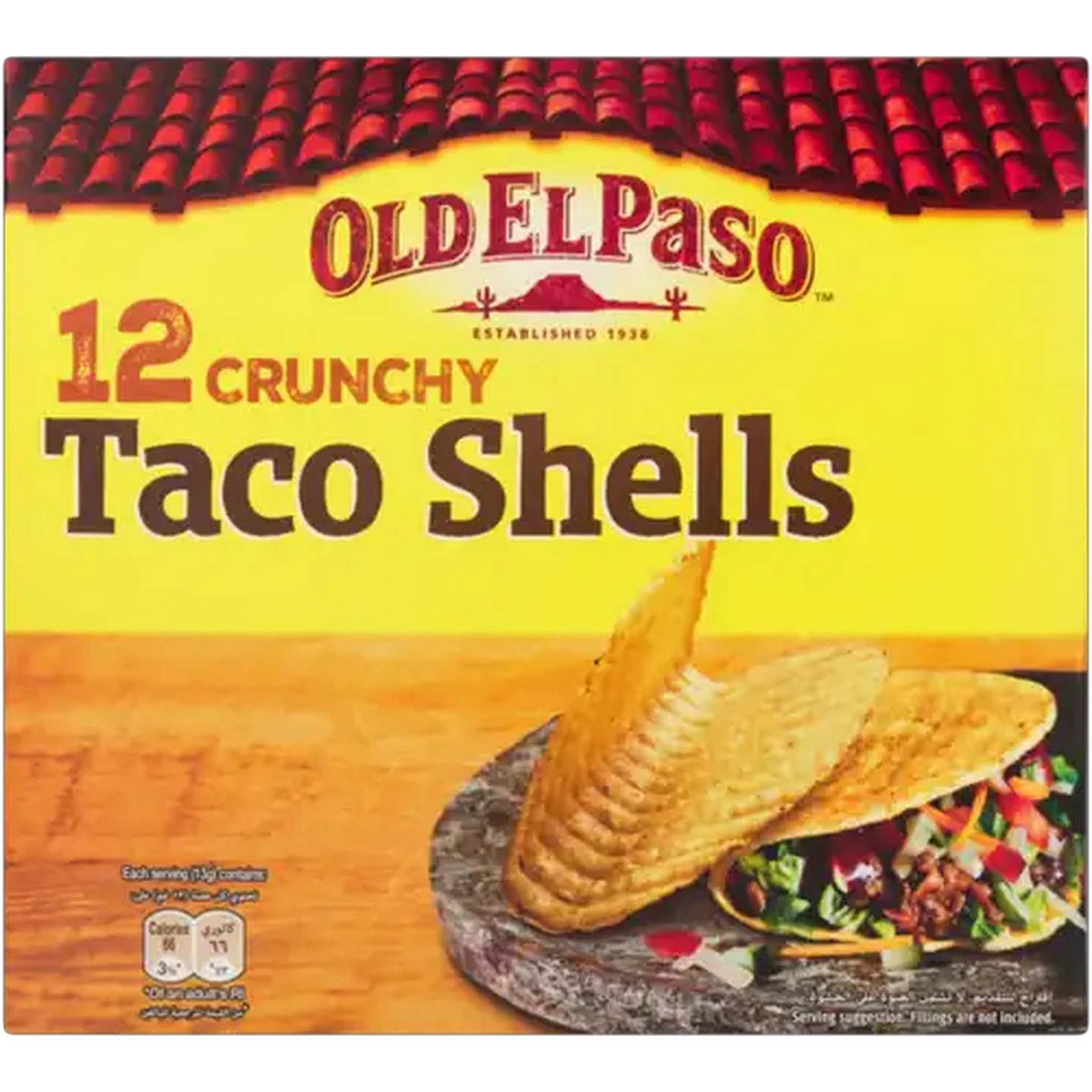 Image of Old El Paso Crunchy Taco Shells 12 Pack