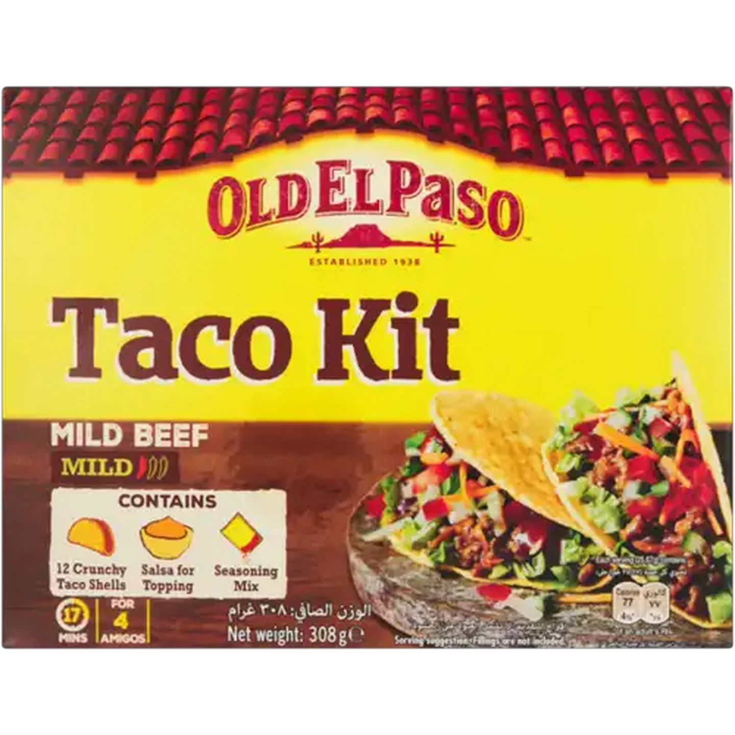 Image of Old El Paso Mild Beef Taco Kit 308g