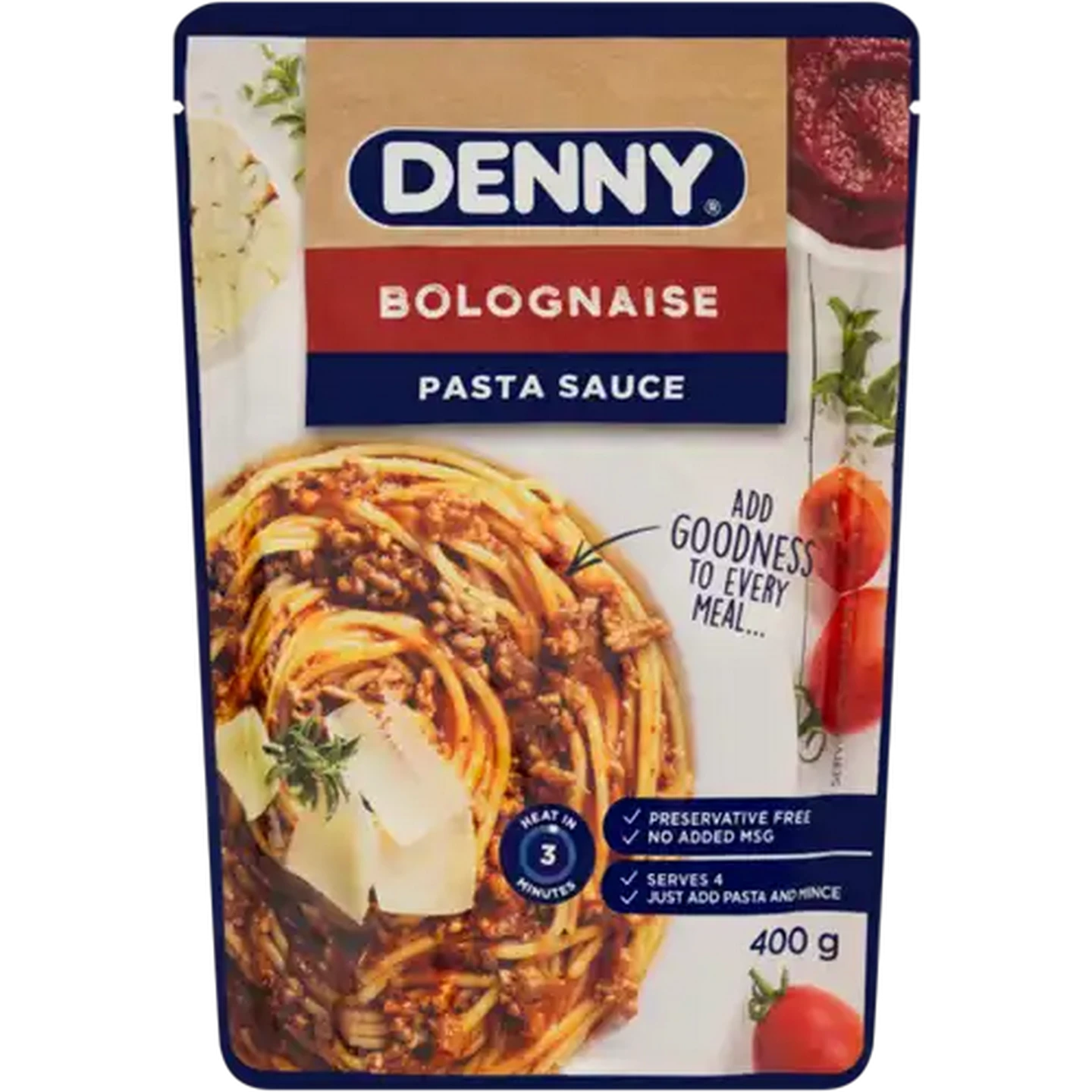 Image of DENNY Bolognaise Instant Pasta Sauce 400g