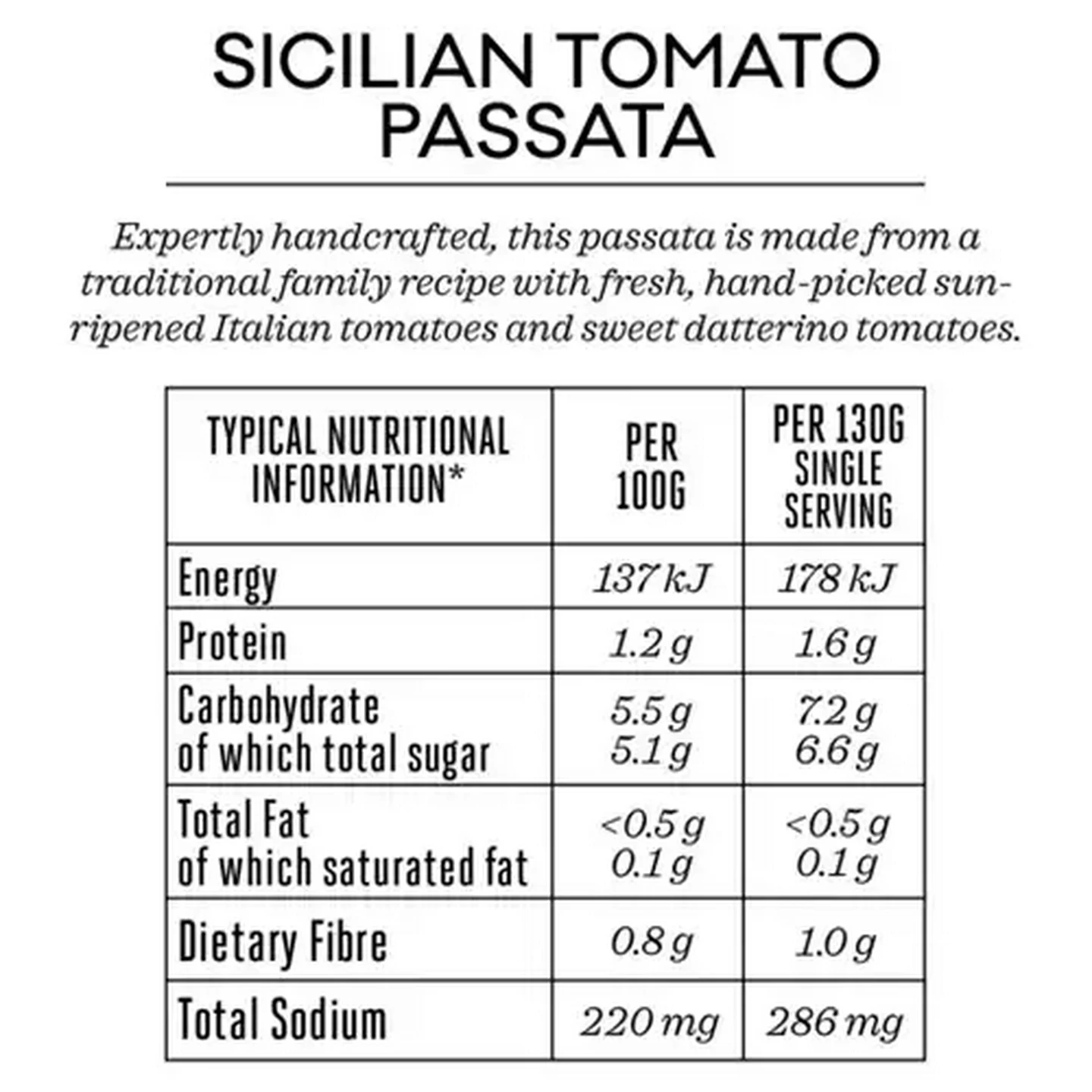 Image of Forage And Feast Sicilian Tomato Passata 520g