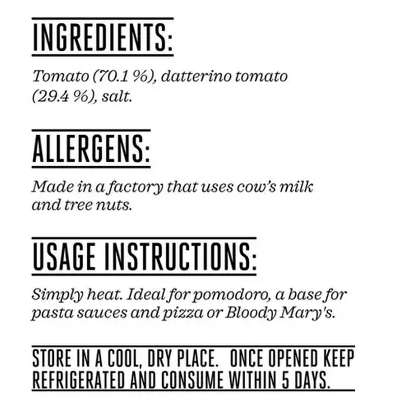Image of Forage And Feast Sicilian Tomato Passata 520g