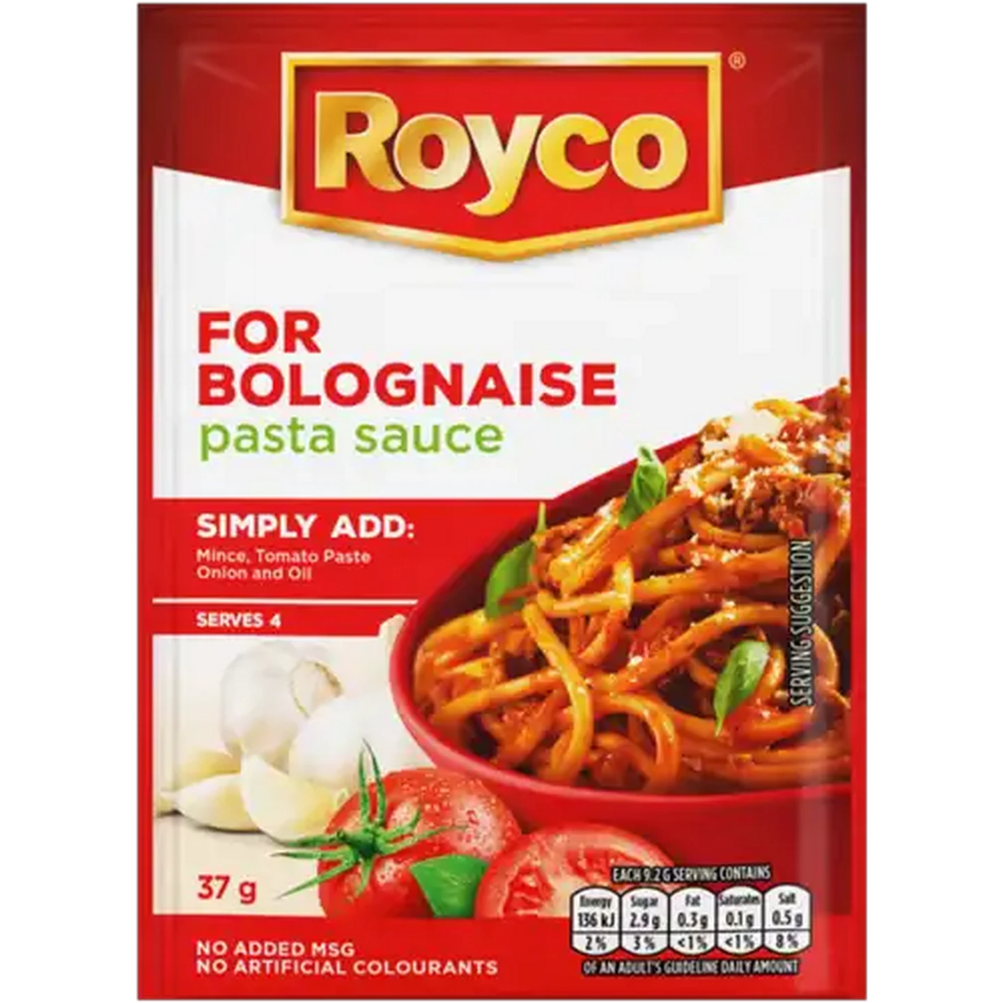 Image of Royco Pasta Sauce for Bolognaise 37g