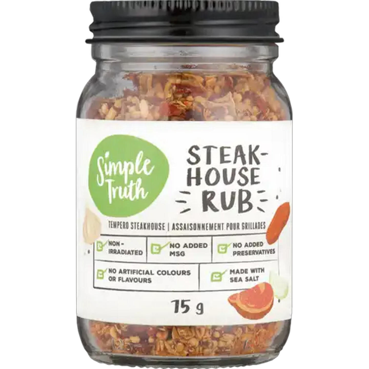 Image of Simple Truth Steakhouse Rub 75g