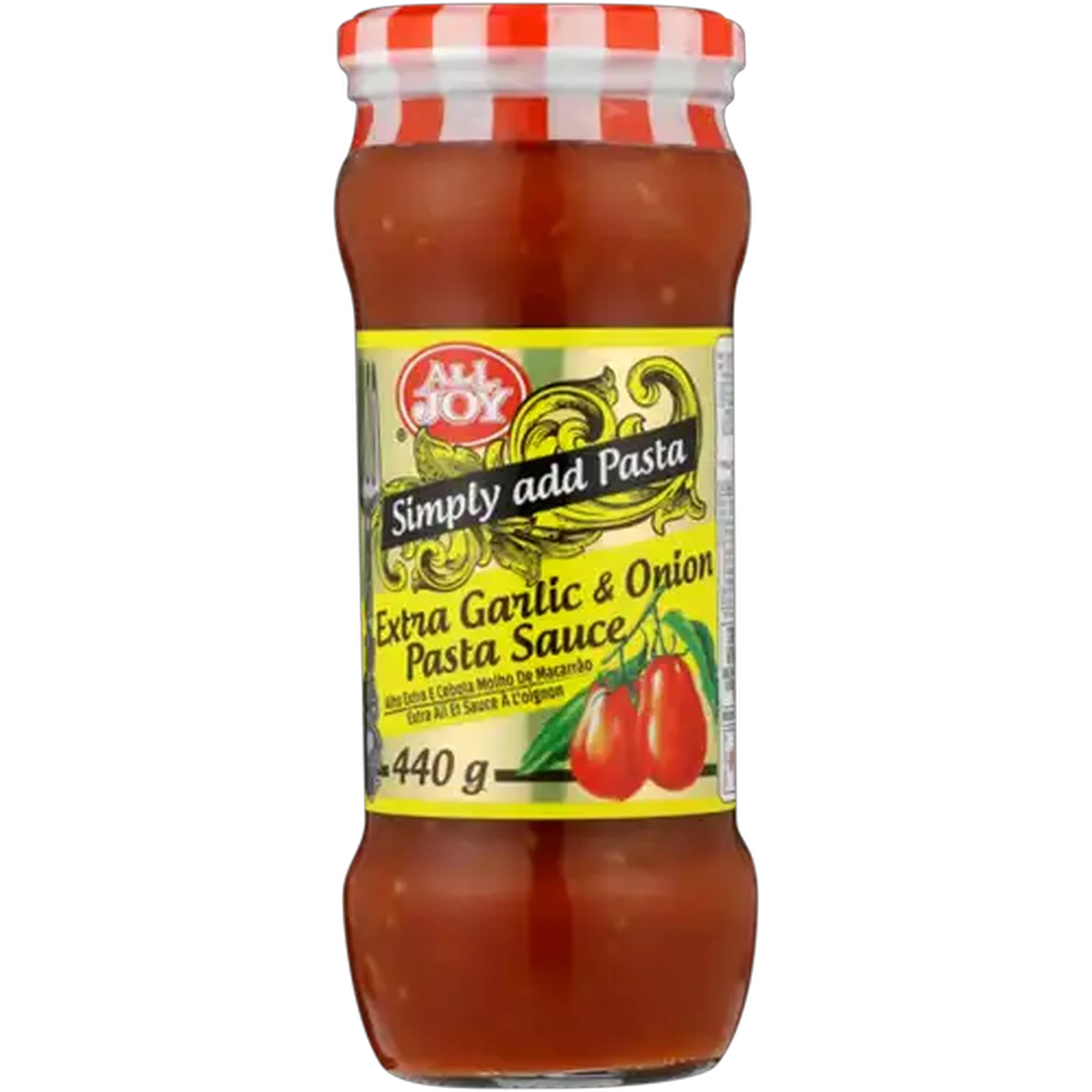 Image of All Joy Extra Garlic & Onion Pasta Sauce 440g