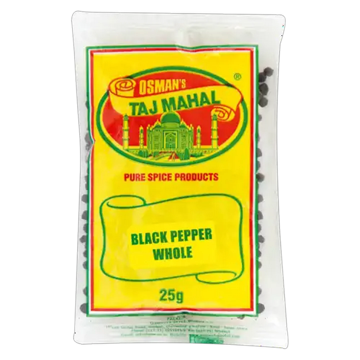 Image of Osman's Taj Mahal Whole Black Pepper 25g