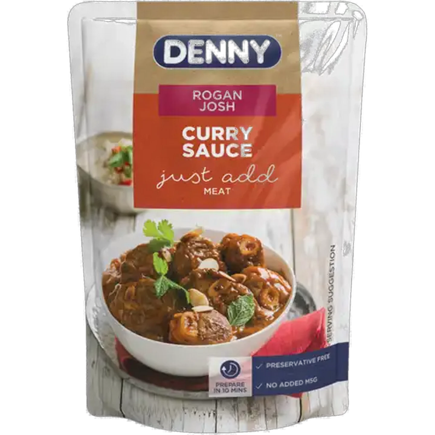 Image of DENNY Rogan Josh Instant Curry Cook-In-Sauce 415g