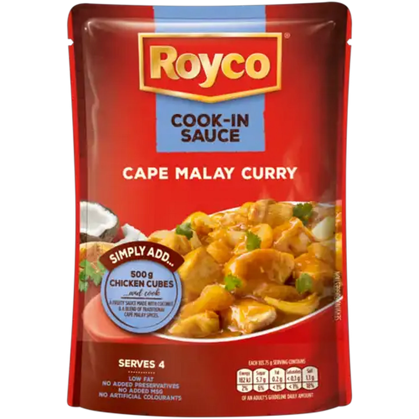 Image of Royco Cape Malay Curry Cook-In Sauce 415g