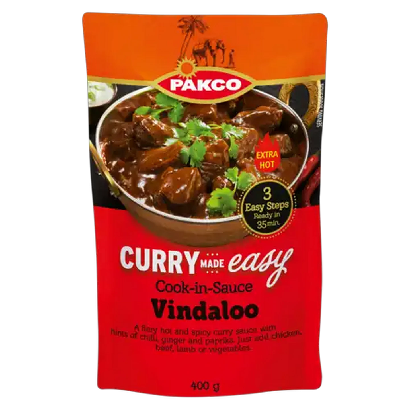 Image of Pakco Vindaloo Cook-In-Sauce 400g