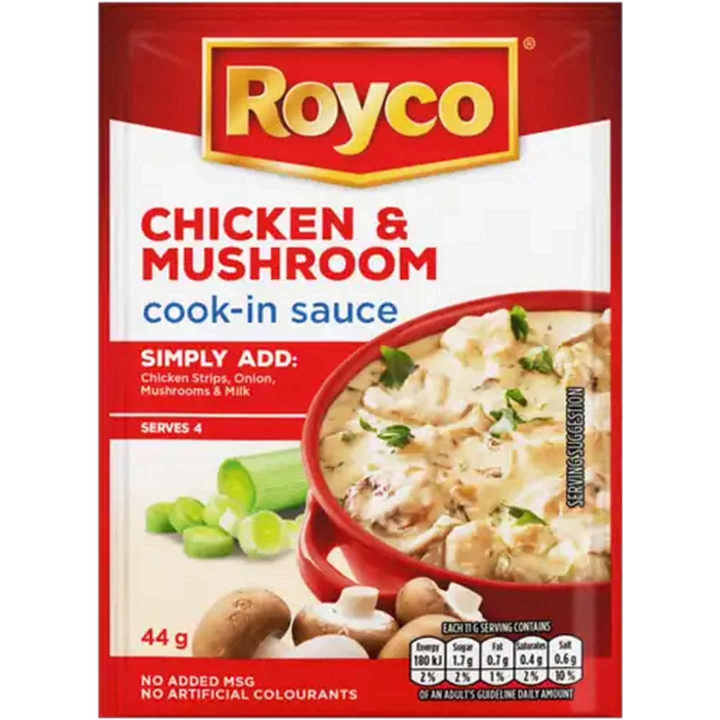 Image of Royco Chicken & Mushroom Cook-In Sauce 44g