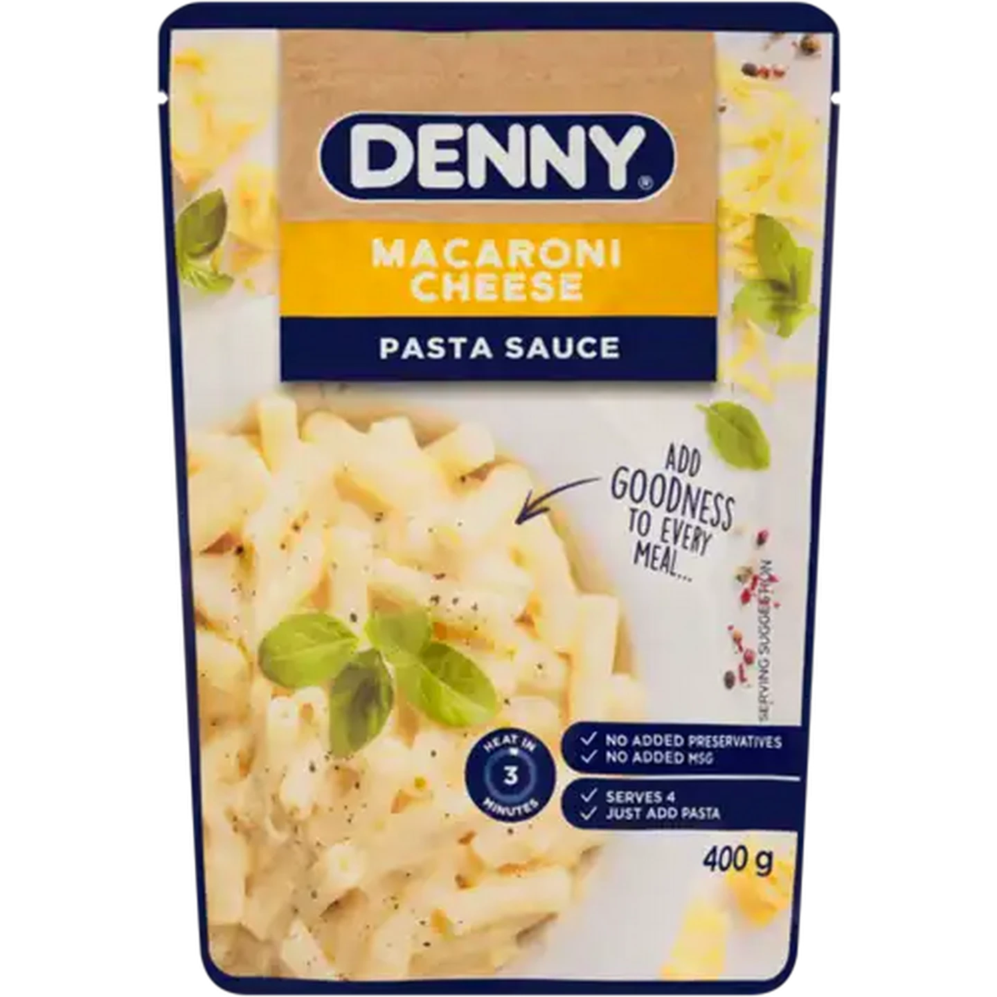 Image of DENNY Macaroni Cheese Instant Pasta Sauce 400g